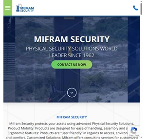 physical defense for multipurpose protection - mifram security