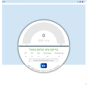 google speed test - בית