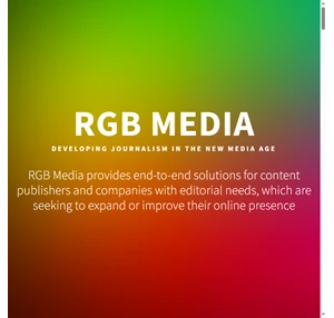 rgb media developing journalism in the new media age