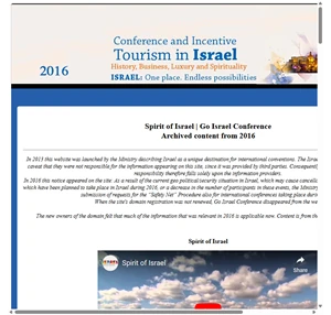 go israel conference and incentive