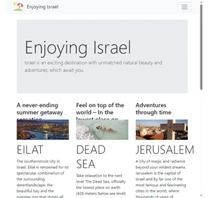 hotels restaurants attractions - enjoying israel