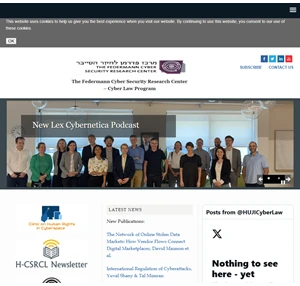 the federmann cyber security center cyber law program