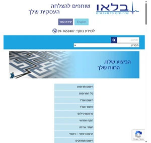 שירותים פרמצבטים - בלאו חברת הייעוץ הפרמצבטי המובילה בישראל