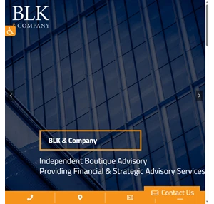 BLK Company - Independent Boutique Advisory Finances Strategy