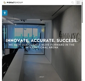 innovate. accurate. success. - porat group