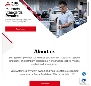 zuk systems full turnkey solution provider since 1998