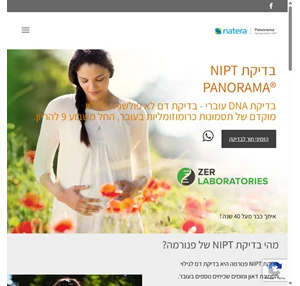 בדיקת דם nipt - בדיקת dna עוברי בדיקת nipt פנורמה