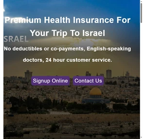 Travel Insurance Israel - CTAS