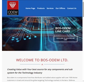 bos-odem ltd. electronic components design in