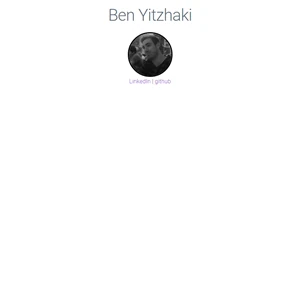 ben yitzhaki software engineer בן יצחקי