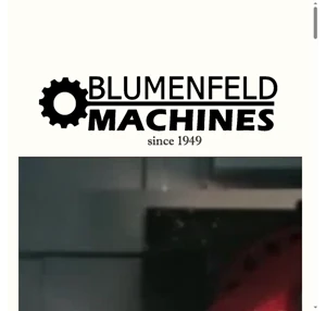 blumenfeld machines