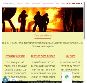 א. גילוי אש מערכות גילוי אש