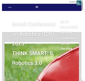 israeli conference on robotics 2023