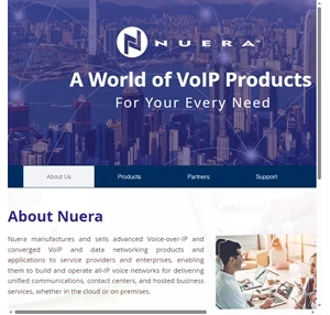 Nuera Communications Inc A World of VoIP Products for Your Every Need