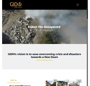 GIDM Ltd. Geo Intelligence Disaster Management