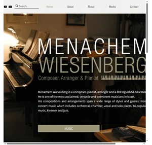 Menachem Wiesenberg Composer Arranger Pianist