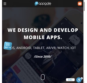 AppGate - פיתוח אפליקציות לאייפון פיתוח אפליקציות לאנדרואיד