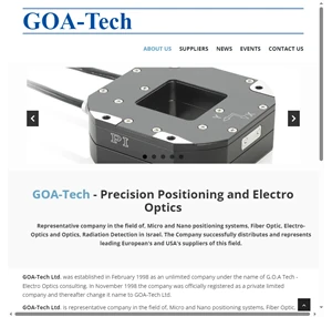 GOA-Tech - Precision Positioning and Electro Optics