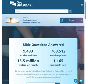 Bible Questions Answered GotQuestions.org