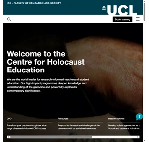 Centre for Holocaust Education Centre for Holocaust Education