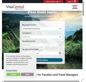 Travel Visas and US Passports for Business Travel and Tourism Fast Easy Secure