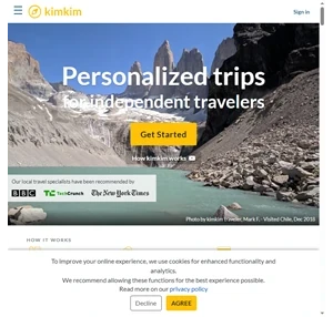 kimkim Online Travel Agency for Multi-Day Itineraries Experiences