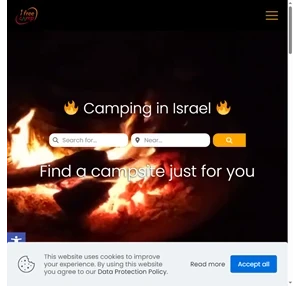 Home ifreecamp Camping in Israel Free Map