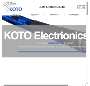 distributer of cables junkosha koto electronics ltd. tel aviv-yafo