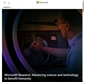 Microsoft Research Emerging Technology Computer and Software Research