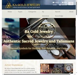 ka gold jewelry - authentic sacred geometry jewelry and talismans