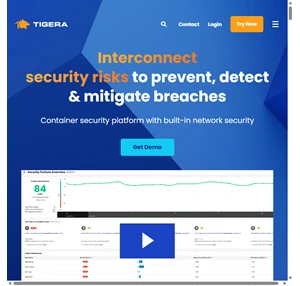 container security with built-in network security tigera