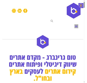 טום גרינברג - מקדם אתרים - סוכנות פרפורמנס פיתוח וקידום אתרים