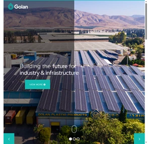 golan pe-x pipe producer company active in the residential infrastructure and industrial sectors