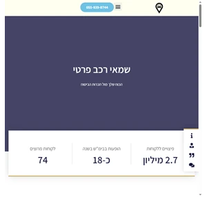 שמאי רכב פרטי - הכוח שלך מול חברות הביטוח