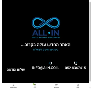 All-IN שיווק דיגיטלי פורץ גבולות