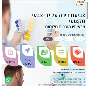 צביעת דירה במחירים מעולים החל מ-399 ש"ח - צבעי זיו