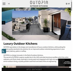 Outdoor Kitchen Luxury Outdoor Kitchens OUTOPIA