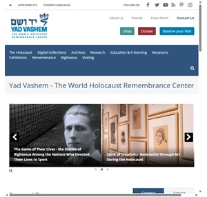 yad vashem. the world holocaust remembrance center