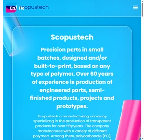 ScopustechAccurate Plastic 3D Structures 