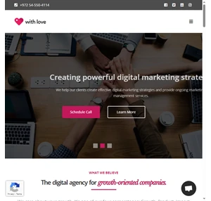 Marketing Digital Agency Jerusalem Israel WITH LOVE INTERNET