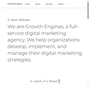 Growth Engines - Digital Marketing Agency