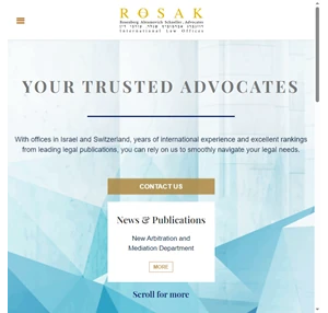 ROSAK Law Firm Your trusted Advocates