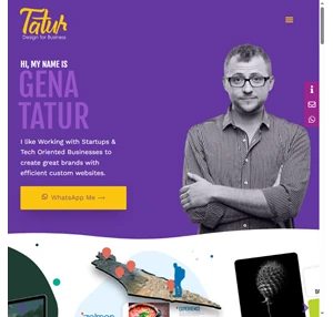 Tatur - Design For Business Brand Strategy UX Web Design - Portfolio