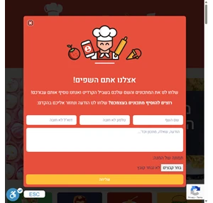 מתכונים מקצועיים מהבית