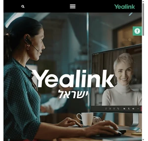 מכשירי טלפון IP-SIP וציוד התקשורת של חברת Yealink .