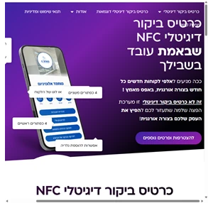 כרטיס ביקור NFC דיגיטלי מעולם אחר פיקס קארד לעסקים - כרטיס ביקור דיגיטלי פיקס קארד FixCard