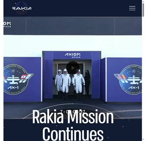 The Rakia Mission - sending Israel s second astronaut into space