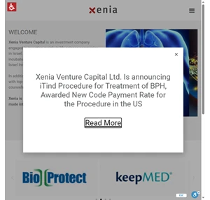 Xenia Venture Capital a hi-tech investment public company