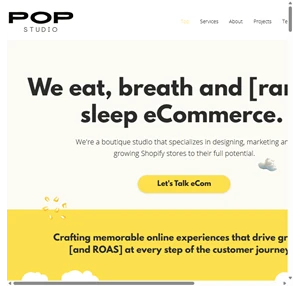 HOME POP eCommerce Studio