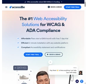 Web Accessibility Solution for ADA Compliance WCAG - accessiBe